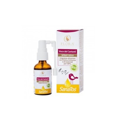 BIO SANATOS HRIPAVČEK, 30 ml, pršilo, proti hripavosti in nižanju glasu, stresu