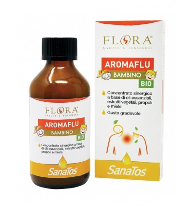 SANATOS AROMAFLU ZA OTROKE, BIO, 100 ml
