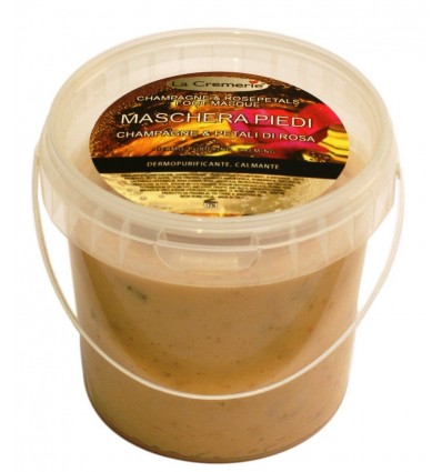 Maska za noge ŠAMPANJEC in CVETOVI VRTNICE (500 ml)