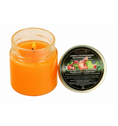 MASAŽNA SVEČA GRANATNO JABOLKO in KIVI (200 ml)